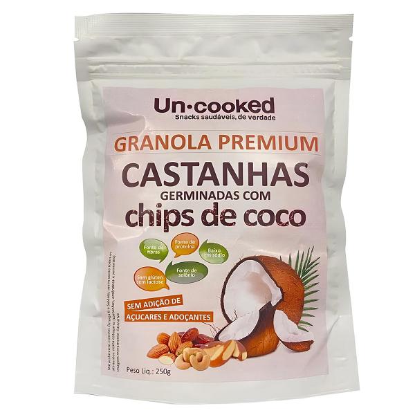 Imagem de Granola Premium Castanhas Germinadas E Coco 250g Uncooked - Sem aveia