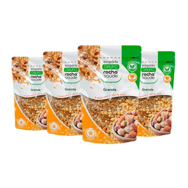 Imagem de Granola Premium Kit 4 Sem Conservantes 100% Natural 100g