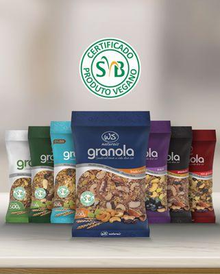 Granola Premium WS NATURAIS 500g (12 Pacotes) Imagem de Granola Premium WS NATURAIS 500g (12 Pacotes)