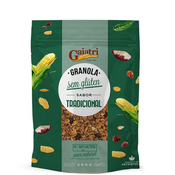 Granola sem glúten tradicional Gaiatri 200g Imagem de Granola sem glúten tradicional Gaiatri 200g