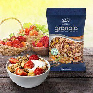 Granola Tradicional WS NATURAIS 500g (3 Pacotes) Imagem de Granola Tradicional WS NATURAIS 500g (3 Pacotes)