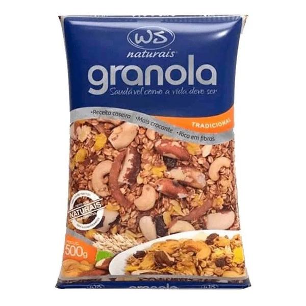 Granola Tradicional WS NATURAIS 500g Imagem de Granola Tradicional WS NATURAIS 500g