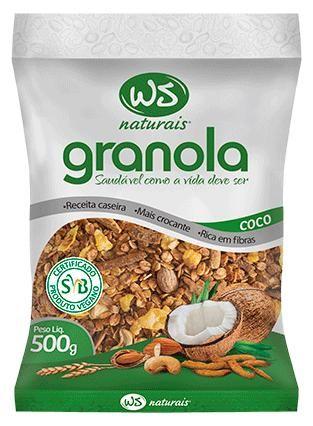 Imagem de Granola Ws Naturais Coco 500g