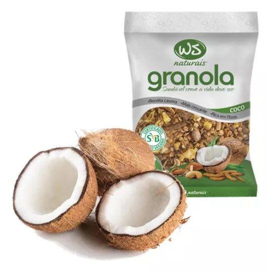 Granola Ws Naturais Coco 500g Imagem de Granola Ws Naturais Coco 500g