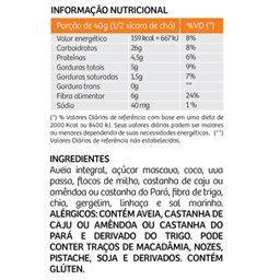 Granola Zero Acucar WS NATURAIS 500g Imagem de Granola Zero Acucar WS NATURAIS 500g