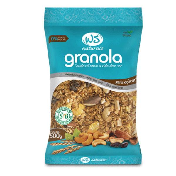 Granola Zero Acucar WS NATURAIS 500g Imagem de Granola Zero Acucar WS NATURAIS 500g