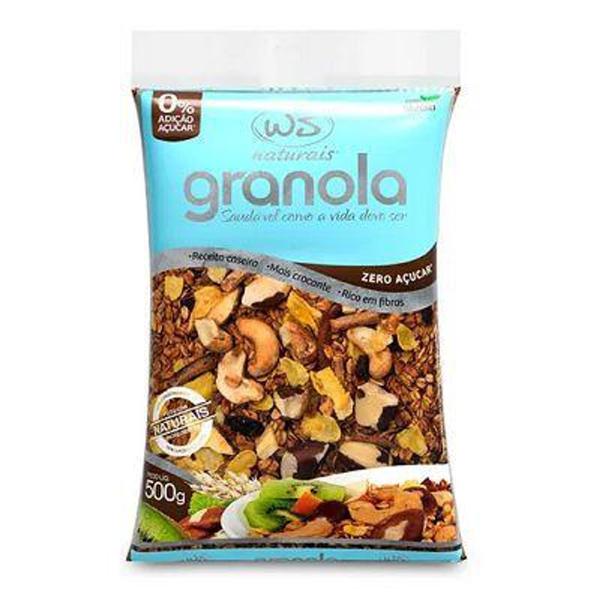 Granola Zero Acucar WS NATURAIS 500g Imagem de Granola Zero Acucar WS NATURAIS 500g