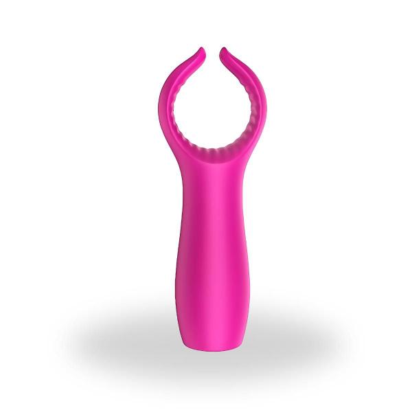 Imagem de Grant S-Hande Vibrador Dupla Estimulação Pênis e Clitóris com Bullet Vibratório 11,5cm x 3cm Recarregável em Silicone