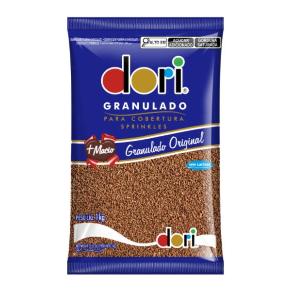 Granulado chocolate macio 1,01kg dori Imagem de Granulado chocolate macio 1,01kg dori