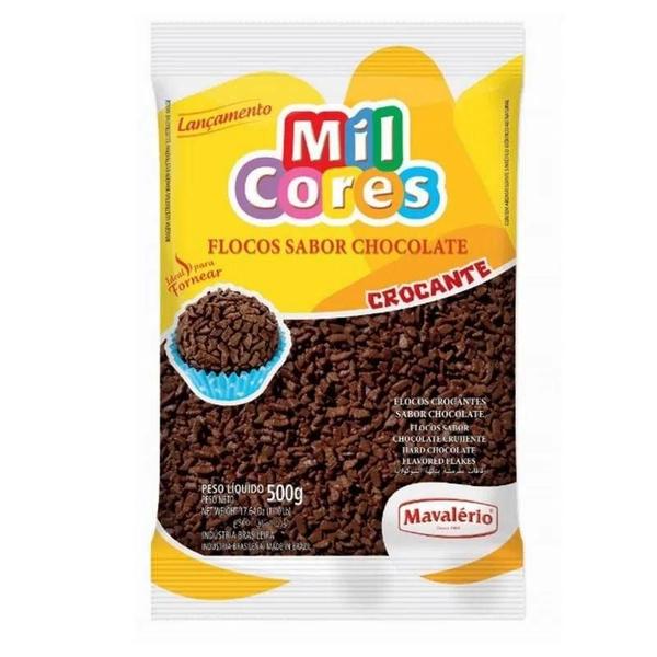 Imagem de Granulado Flocos Crocante Mil Cores 500G Mavalerio