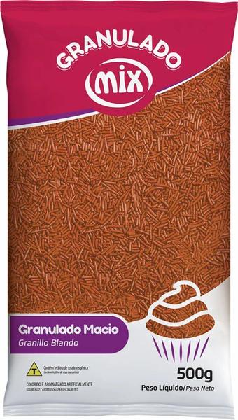 Granulado Macio Laranja 500g - Mix Brigadeiro Imagem de Granulado Macio Laranja 500g - Mix Brigadeiro