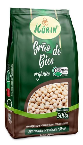 Imagem de Grão De Bico Korin Orgânico Pacote 500G