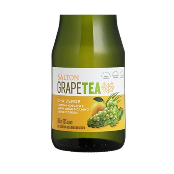 Imagem de Grape Tea Salton Chá Verde Uva Moscato e Sabor Limão Siciliano e Erva Cidreira 