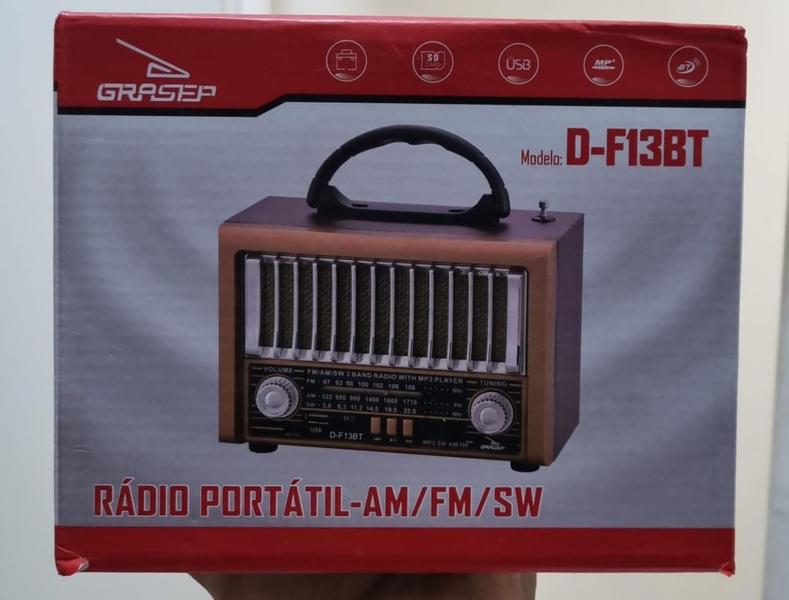 Imagem de Grasep caixa de som portatil 10w d-f13bt