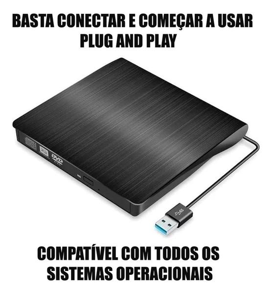 Imagem de Gravador Compatível Dvd Cd Usb Para Dell Latitude E7470