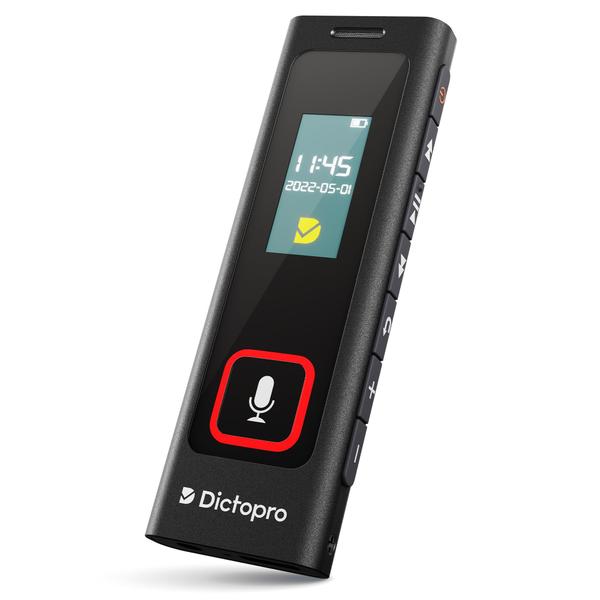 Imagem de Gravador de voz digital Dictopro X200 32GB com microfone sensível