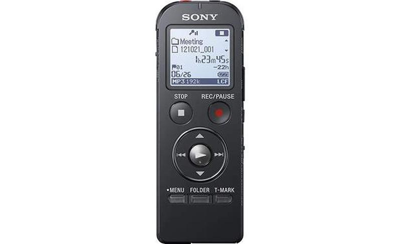 Imagem de Gravador de Voz Digital Sony ICD-UX533BLK 4GB - Preto