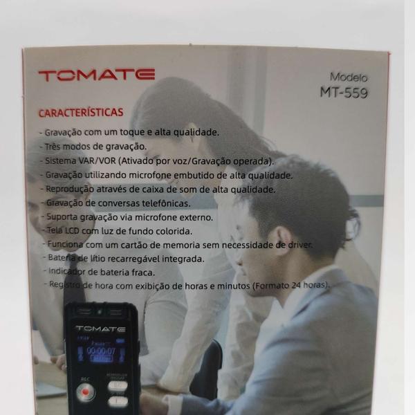 Imagem de Gravador de Voz Digital Tomate -  MT-559