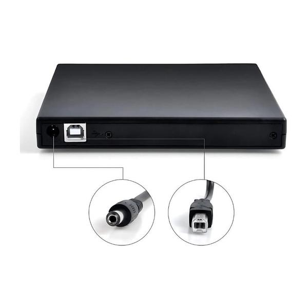 Imagem de Gravador Dvd - Cd Externo Usb 2.0 Slim Portatil