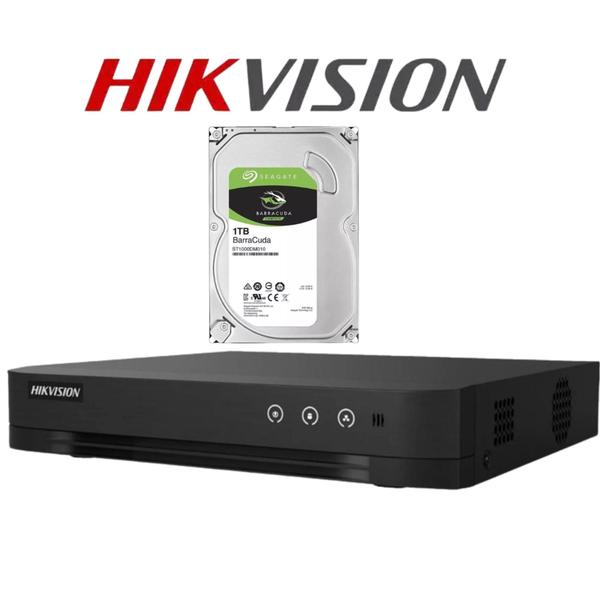 Imagem de Gravador Dvr 8 Canais Full Hd Turbo Hikvision iDS-7208HQHI-M1/S + HD 1TB