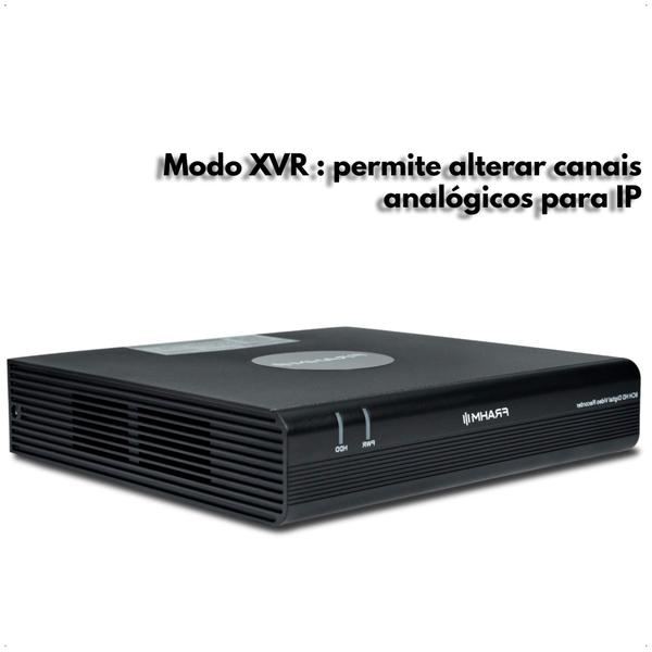 Imagem de Gravador/Editor Digital de Vídeo DVR 8 canais 2MP 5 Em 1 Detecção de movimento Aplicativo Frahm FGD2008L - 35001