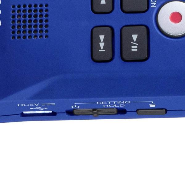 Imagem de Gravador prático Zoom H1n Blue 24 bits 96kHz com porta USB