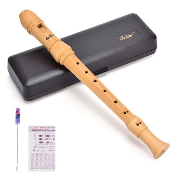 Imagem de Gravador Soprano Eastar ERS-31BM Maple Wood C Key com estojo