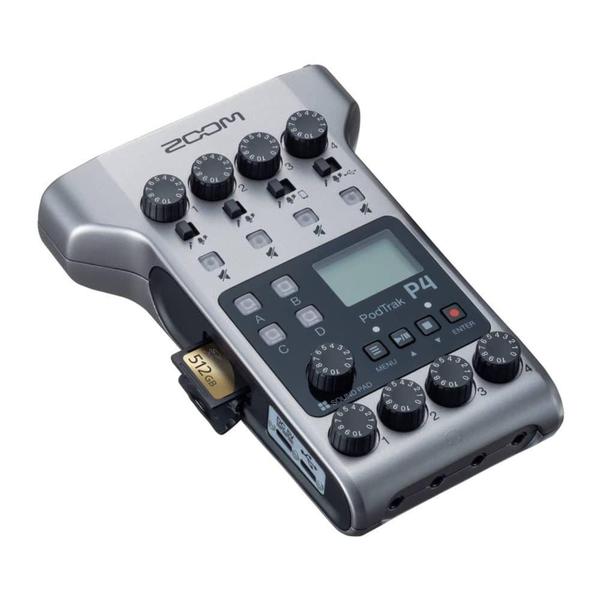 Imagem de Gravador Zoom P4 Podcast Recorder Portátil 10020286