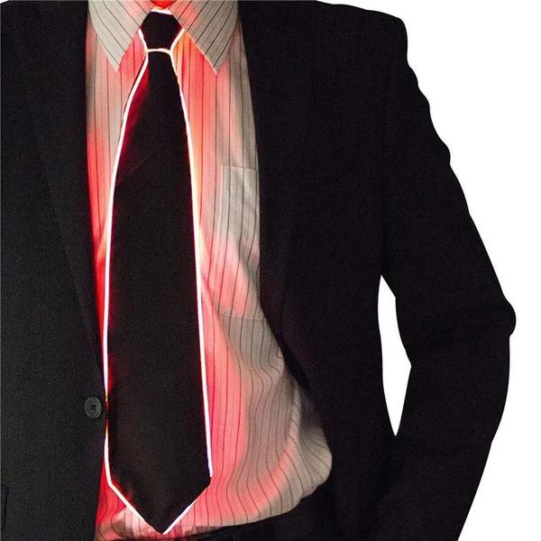 Gravata Luminosa de LED Neon para Festa - Ideal para Halloween, Natal e Shows Imagem de Gravata Luminosa de LED Neon para Festa - Ideal para Halloween, Natal e Shows