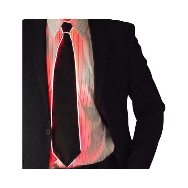 Gravata Luminosa de LED Neon para Festa - Ideal para Halloween, Natal e Shows Imagem de Gravata Luminosa de LED Neon para Festa - Ideal para Halloween, Natal e Shows