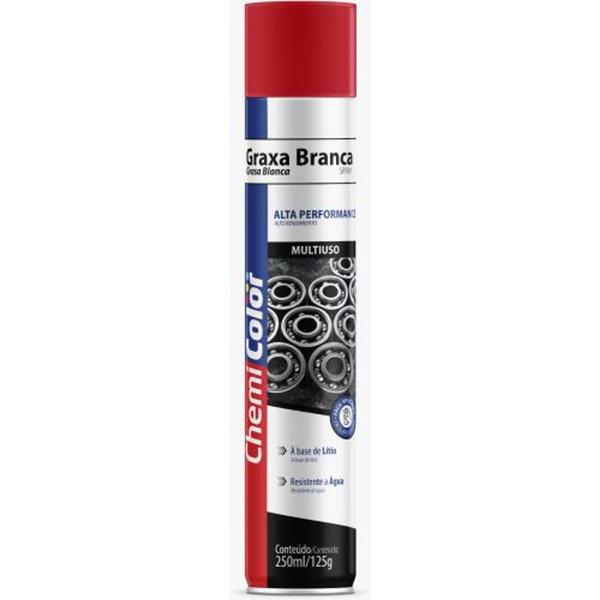 Imagem de Graxa branca lítio spray - 250ml/125gr - baston - cx. c/ 24 un.