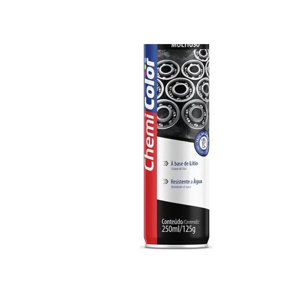 Imagem de Graxa Spray Chemicolor Branca Litio 250Ml/125G.