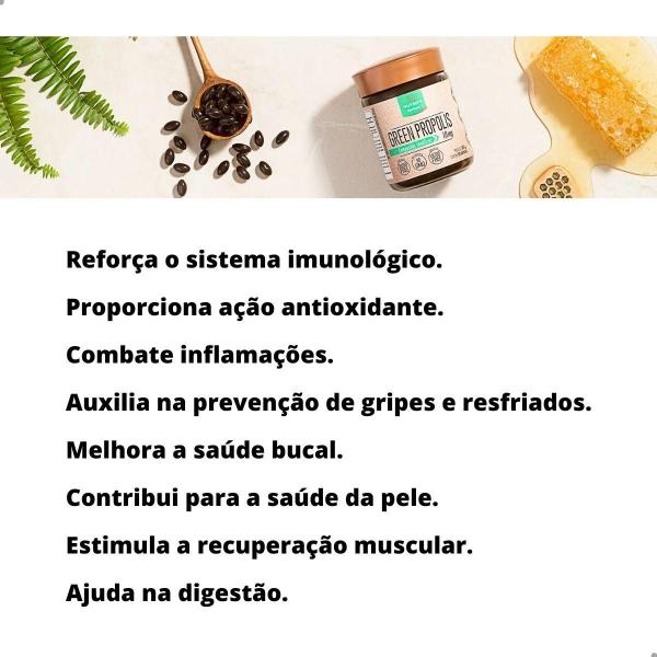 Imagem de Green Propolis Extrato Verde 10mg 60 Capsulas Nutrify