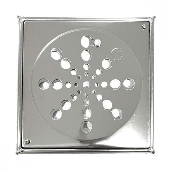 Grelha Aco Inox Quadrada Overtime 10X10Cm Com Fecho + Caixilho Imagem de Grelha Aco Inox Quadrada Overtime 10X10Cm Com Fecho + Caixilho