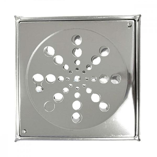 Grelha Aco Inox Quadrada Overtime 10X10Cm Com Fecho + Caixilho Imagem de Grelha Aco Inox Quadrada Overtime 10X10Cm Com Fecho + Caixilho