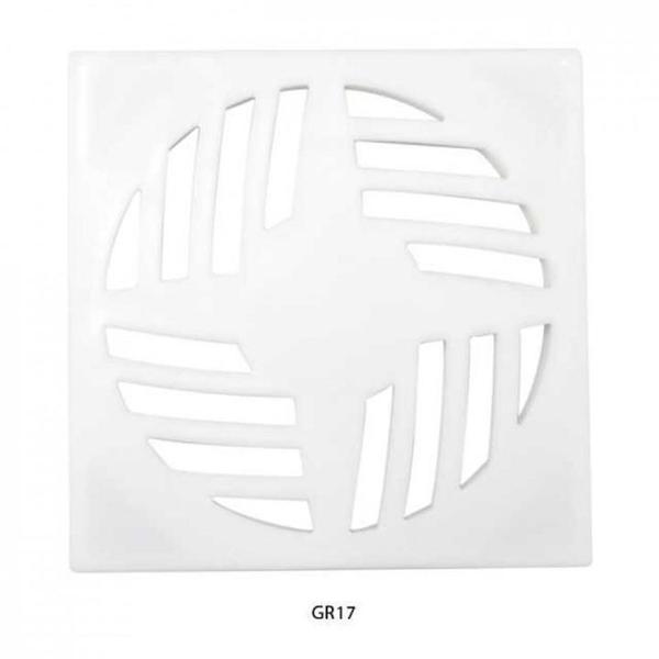 Grelha Astra Gr17 15,0x15,0cm Quadrada Branca Imagem de Grelha Astra Gr17 15,0x15,0cm Quadrada Branca