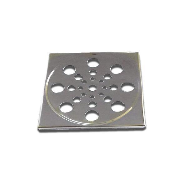Grelha Astra Inox Simples Quadrada 15cm Imagem de Grelha Astra Inox Simples Quadrada 15cm