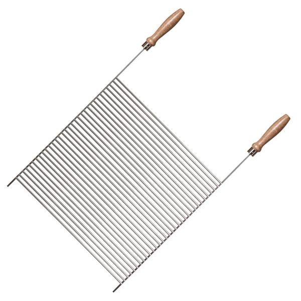 Grelha barra 6mm 45x41 cm - Inox 304 - Progrill Imagem de Grelha barra 6mm 45x41 cm - Inox 304