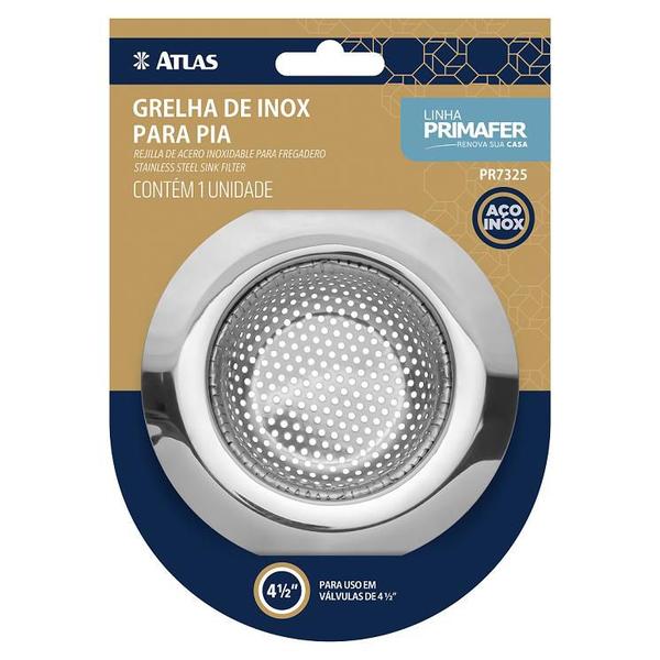 Imagem de Grelha de Inox para Pia Premium 11,5cm Atlas-PR7325