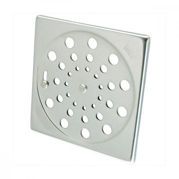 Imagem de Grelha Inox Clarinox Caixilho Quadrada 10Cm Fecho  5100