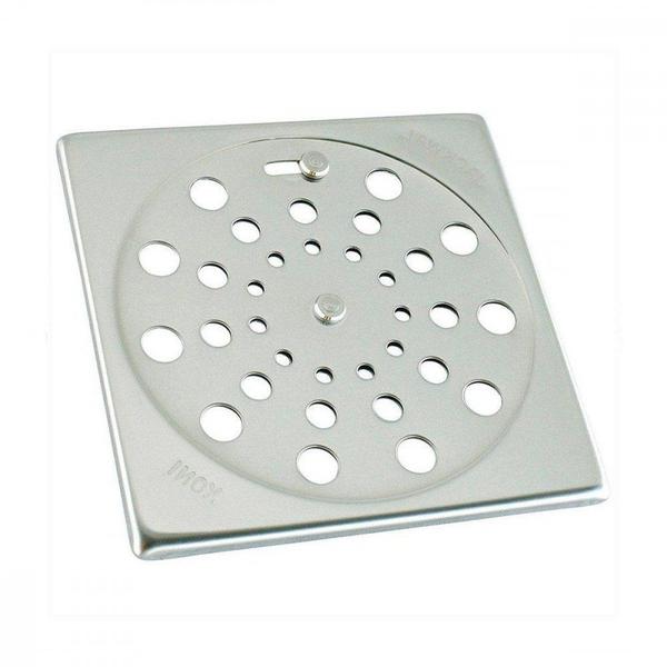 Imagem de Grelha Inox Clarinox Caixilho Quadrada 15Cm Fecho  5117