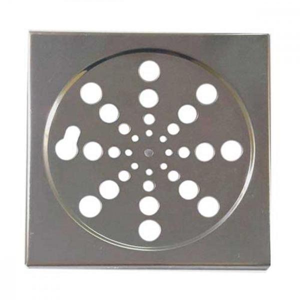 Imagem de Grelha Inox Clarinox Quadrada 15Cm Fixa  5124