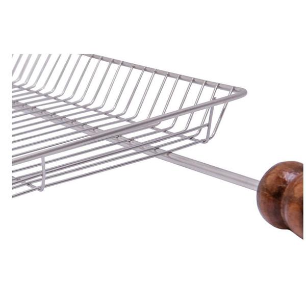 Grelha Inox Grilazer Para Legumes Vertical 30X50Cm Imagem de Grelha Inox Grilazer Para Legumes Vertical 30X50Cm