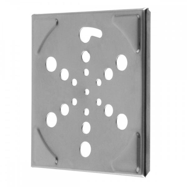 Grelha Inox Hidrolar Quadrada 10Cm Fixa 30585 Imagem de Grelha Inox Hidrolar Quadrada 10Cm Fixa 30585