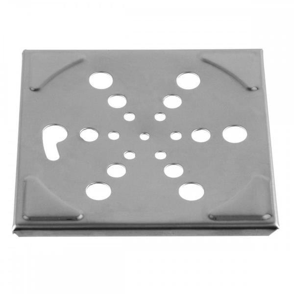 Grelha Inox Hidrolar Quadrada 10Cm Fixa 30585 Imagem de Grelha Inox Hidrolar Quadrada 10Cm Fixa 30585