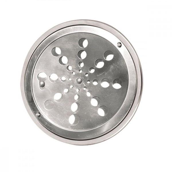Grelha Inox Overtime Caixilho Redondo 10Cm Fechamento 200009 Imagem de Grelha Inox Overtime Caixilho Redondo 10Cm Fechamento 200009