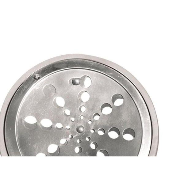 Grelha Inox Overtime Caixilho Redondo 10Cm Fechamento 200009 Imagem de Grelha Inox Overtime Caixilho Redondo 10Cm Fechamento 200009