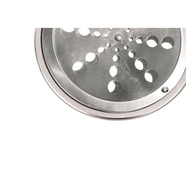 Grelha Inox Overtime Caixilho Redondo 10Cm Fechamento 200009 Imagem de Grelha Inox Overtime Caixilho Redondo 10Cm Fechamento 200009