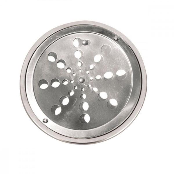 Grelha Inox Overtime Caixilho Redondo 10Cm Fechamento 200009 Imagem de Grelha Inox Overtime Caixilho Redondo 10Cm Fechamento 200009