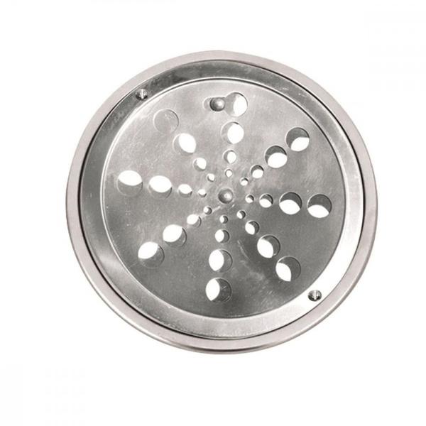 Grelha Inox Overtime Caixilho Redondo 10Cm Fechamento 200009 Imagem de Grelha Inox Overtime Caixilho Redondo 10Cm Fechamento 200009